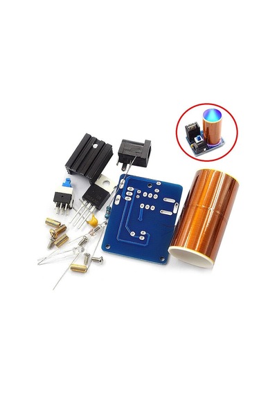 Dc 9-12v Bd243 Mini Tesla Bobin Kiti Modülü Kendin Yap Hobi Devresi Dıy Lehimleme Kiti Demonte Montesiz