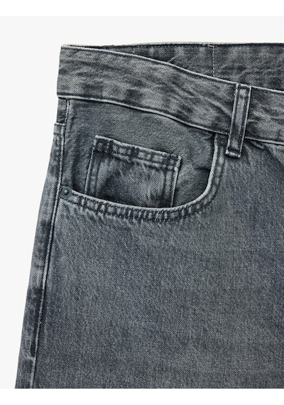 Koton Normal Bel Vintage Straight Fit Jean Pantolon İndigo Stone 6wam40186nd İndigo - Taş Koton Normal Bel Vintage Straight Fit Jean Pantolon İndigo Stone 6wam40186nd İndigo - Taş