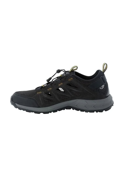Jack Wolfskin 4051301 6357 Woodland 2 Hybrıd Low M Erkek Sandalet Siyah Gri Gri - Siyah