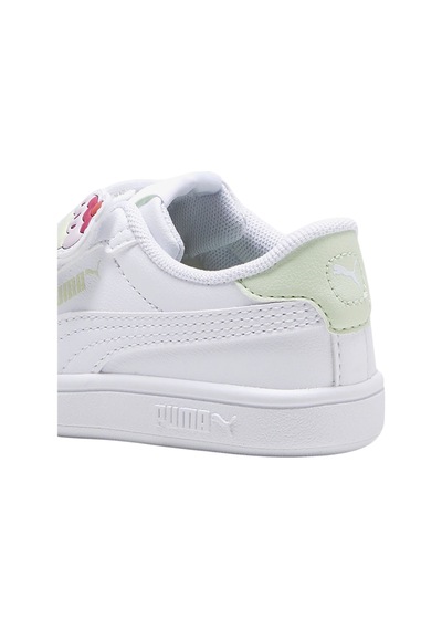 Puma Smash 3.0 Badges Bebek Beyaz Spor Ayakkabı Beyaz