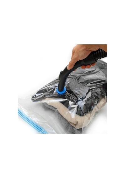 Vakumlu Hurç Vakumlu Saklama Torbası(Ebat 100X130 CM) Şeffaf