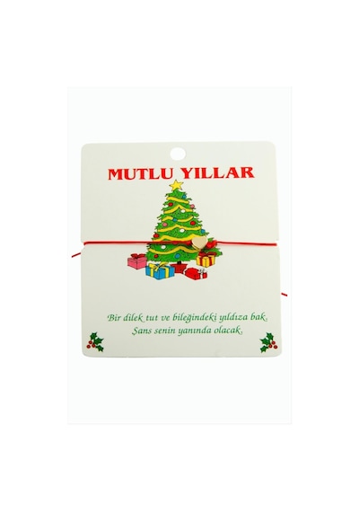 Kalp Yılbaşı Bilekliği Çok Renkli