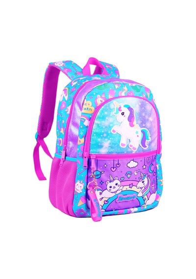 Unicorn Desenli Kız Çocuk 3'lü Okul Çanta Seti