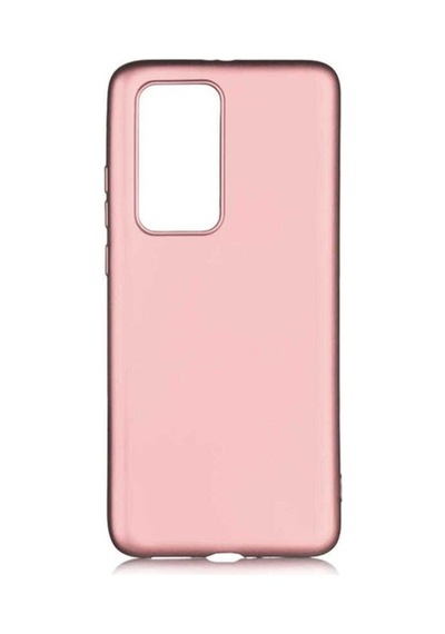 Huawei P40 Pro Kılıf Zore Premier Silikon Kapak Rose Gold