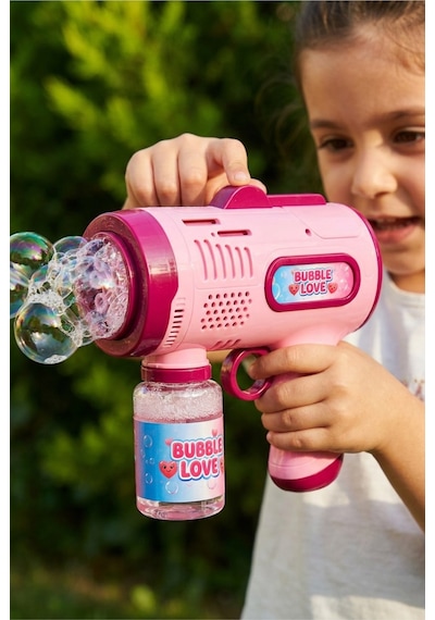 Bubbleglow Otomatik Köpük Tabancası Pembe Tek Dokunuş, Işıklı Gövde