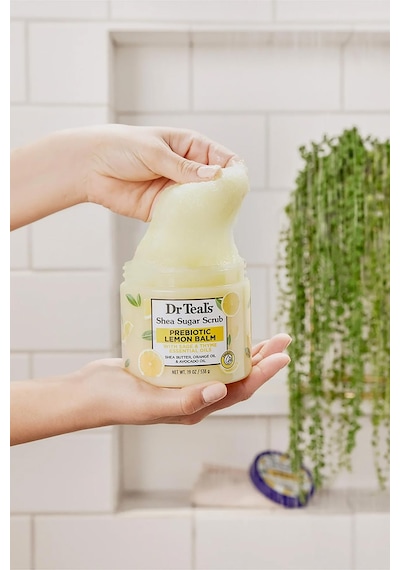 Dr.teals Prebiotic Lemon Balm Shea Sugar Scrub Vücut Peelingi 538gr