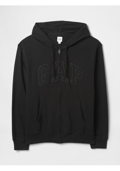 Gap V-frch Ft Heritage Logo Fz Erkek Sweatshirt-7988 Siyah