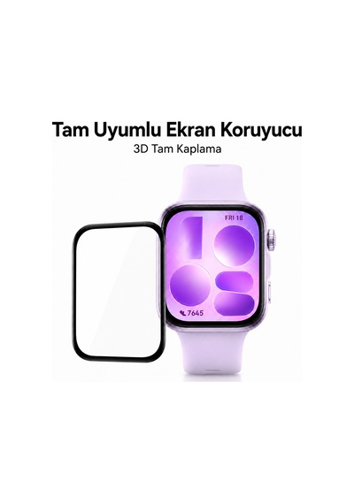 Huawei Watch Fit 5 Ekran Koruyucu Polymer Temperli Nano 0.5 Mm Watch Ekran Koruyucu