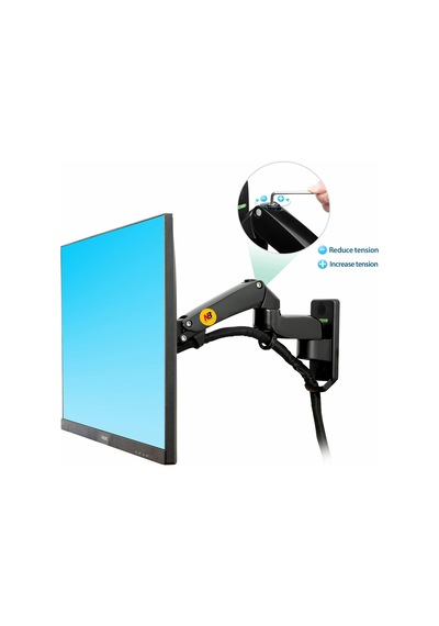 North Bayou Nb F150 Ergoflex 17-35" Duvara Montaj Monitör Tutucu Kol Amortisörlü Monitör Standı