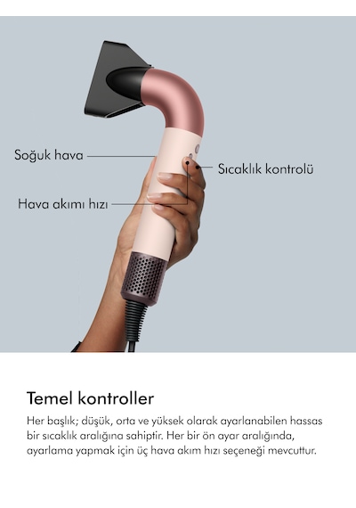 Dyson Supersonic r™ Saç Kurutma Makinesi Kıvırcık+Bukleli (Jasper Plum)
