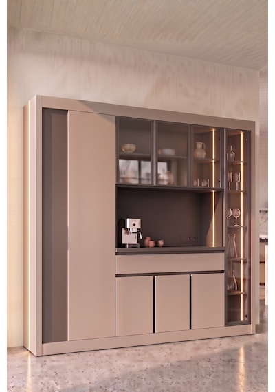 Avm 24 Nero Multi Kahve Köşesi 235 Cm Gri-karbon