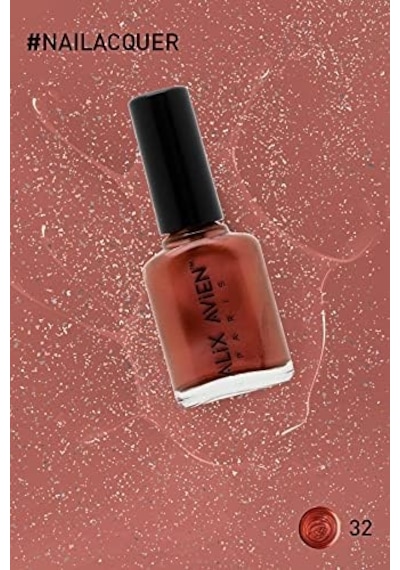 Metalik Turuncu Oje 32 - Yüksek Pigmentli Uzun Süreli Kalıcılık Hızlı Kuruma - Nail Lacquer 32