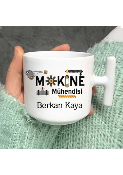 Makine Mühendisi Latte Fincanı