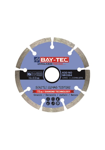Baytec Soketli Elmas Testere 180 Mm Mk0265
