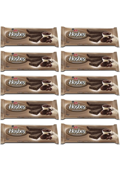 Eti Hoşbeş Kakao Kremalı Gofret 10 x 142 G