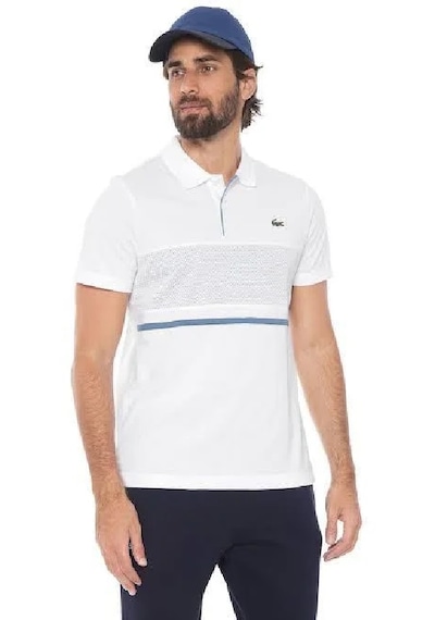 Lacoste Polo Pike Tişört Regular Fit Beyaz