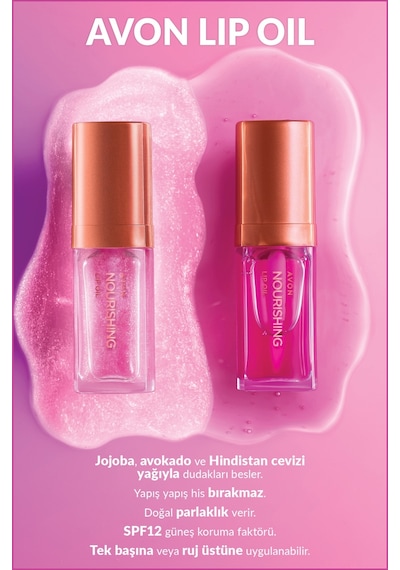 Avon True Nourishing Shimmering Petal Dudak Yağı 7 ML