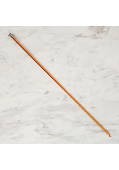 Abarta 4,5mm Renkli Metal Gagalı Örgü Şiş Tunus Tığ 25cm-sarı 1 Adet