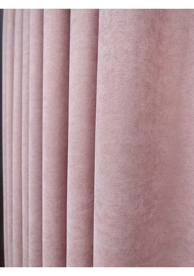 Ada Fonluk Gül Kurusu Tek Kanat 1/2,5 Orta Sık Pile Pembe