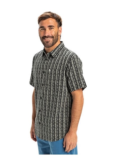 Quiksilver Street Way Ss Erkek Günlük Gömlek Eqywt04608-blsw Siyah Siyah
