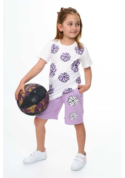 My Kids Wear Şortlu Alt Üst Takım Lila