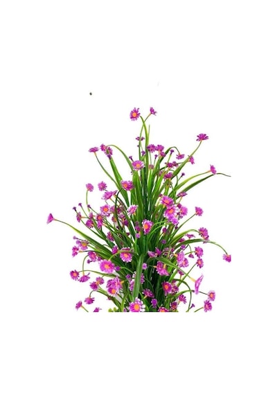 Yapay Çiçek Siyah Saksıda Lila Papatya Ağacı 55cm Yapay Çiçek Siyah Saksıda Lila Papatya Ağacı 55cm
