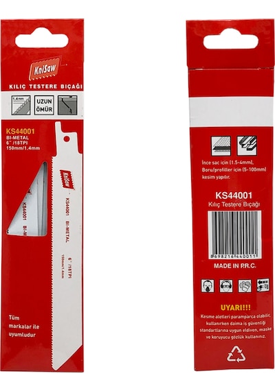 Knisaw Ks44001 Metal Kesim Tilki Kuyruğu Bıçağı 150 MM
