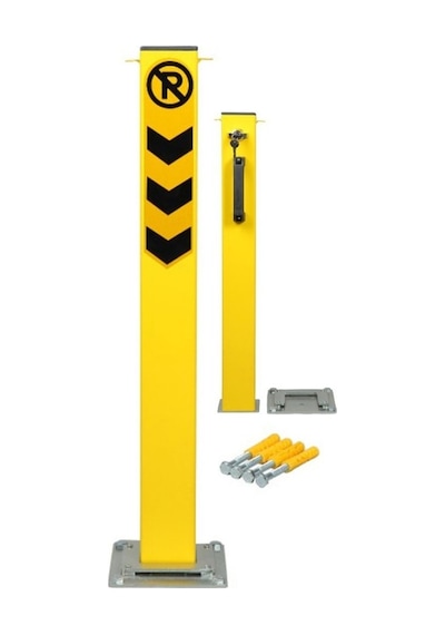 Otopark Bariyeri Kişisel Kilitli Çıkar Araç Bariyer Direği 75 Cm