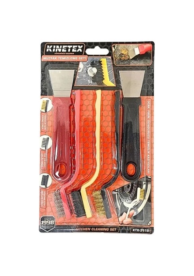 Jenerik Mini Fırça Ve Kazıyıcı Set