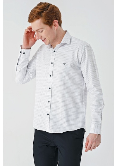 İmza Siyah Uzun Kollu Desenli Armürlü Cepsiz Pamuklu Klasik Slim Fit Dar Kesim Gömlek 1004240189-siyah Siyah İmza Siyah Uzun Kollu Desenli Armürlü Cepsiz Pamuklu Klasik Slim Fit Dar Kesim Gömlek 1004240189-siyah Siyah