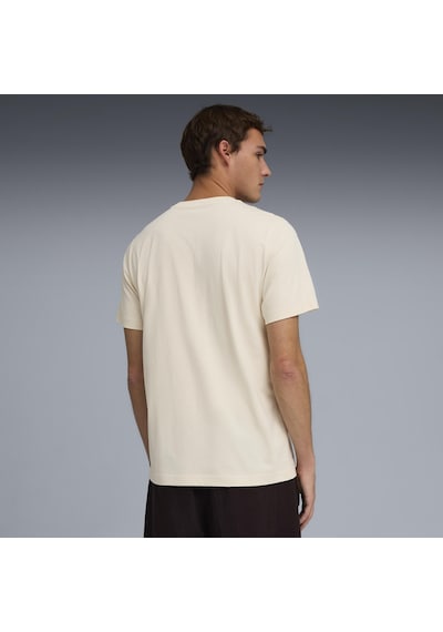 Puma Ess No.1 Logo Tee 682533-87 Tişört Erkek T-shirt Bej