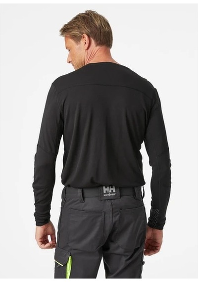 Helly Hansen Workwear Lıfa Bisiklet Yaka Sweatshirt -75117 M-991 991 Black