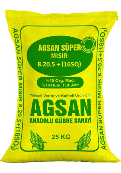 8.20.5 Taban Gübresi - 25 Kg 1 Adet