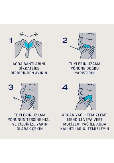 Veet Professional Yüz Ağda Bandı 20'li Hassas Ciltler