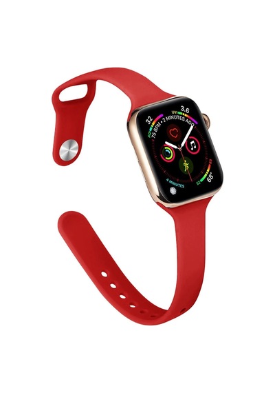 Newface - 983 - Apple Watch Uyumlu 42mm Kla Kordon - Csmo-tex - - Kırmızı