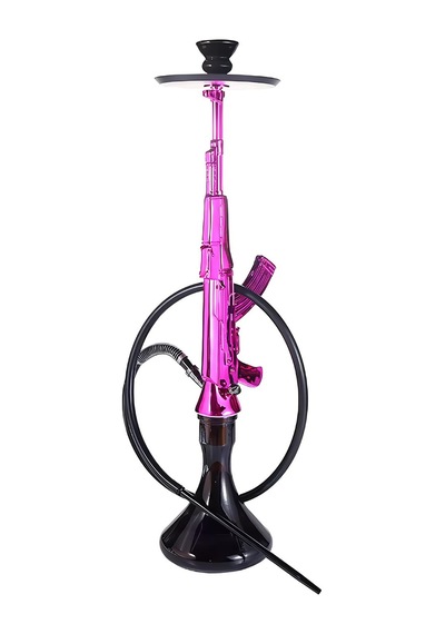 Alüminyum Gövdeli Ak-47 Kalaşnikof Tasarım 90 Cm Premium Nargile Seti Büyük Boy Contalı Sistem 28918380