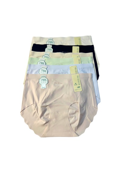 Unreal Underwear 6'lı İz Yapmayan Yüksek Bel Lazer Kesim Külot Nefes Alabilir, Terletmeyen Konforlu İthal Çamaşır Çok Renkli