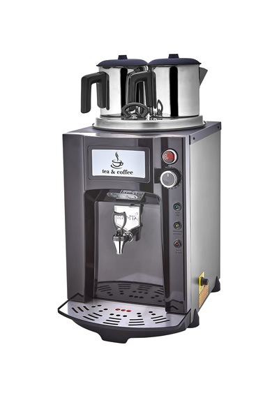 Remta 2 Demlikli Premium Çay Makinesi - 15 Lt - SİYAH