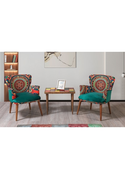 Hermes 2+1+1+Sehpalı Çay Seti (Balkon, Salon, Ofis, Cafe)