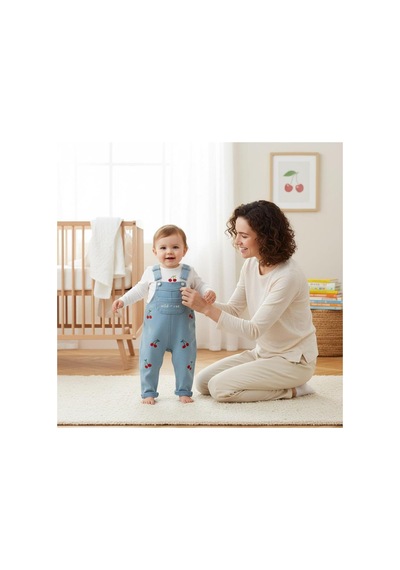 Altıntaş Baby Kiraz Nakışlı Örme Kot Kumaş Salopet T-shirt Mevsimlik 2li Set Mavi Kırmızı Mavi Kırmızı Altıntaş Baby Kiraz Nakışlı Örme Kot Kumaş Salopet T-shirt Mevsimlik 2li Set Mavi Kırmızı Mavi Kırmızı