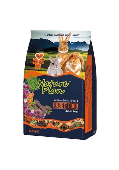 Nature Plan Tavşan Yemi 800 Gr x 5 Adet