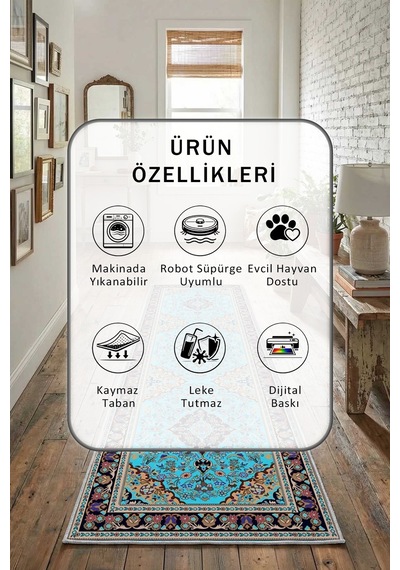 A-18 Yıkanabilir Yolluk Gri