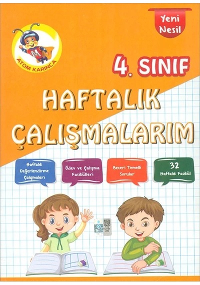 Atom Karınca 4.sınıf Haftalık Çalışmalarım Yeni Nesil