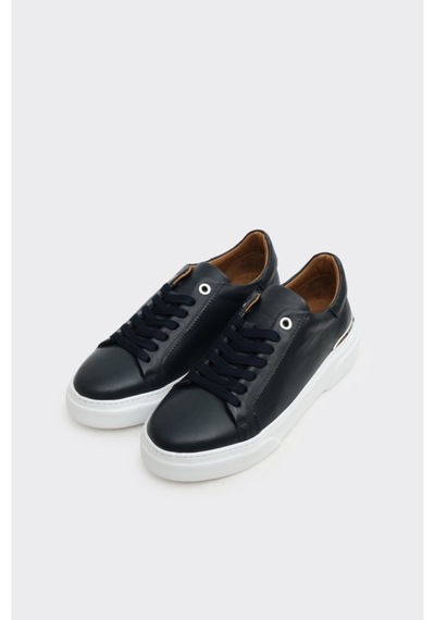 Derinet Hakiki Deri Desenli Kadın Sneaker Laci Laci