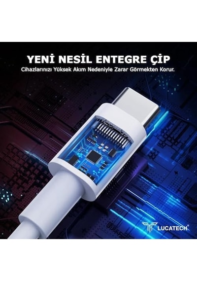 Turbo Type-c Şarj Kablosu Saniye Göstergeli Turbo Charcge