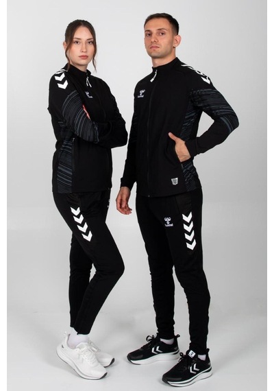 Hummel Line Zip Jacket 922452-2001 Siyah Erkek Fermuarlı Ceket Siyah