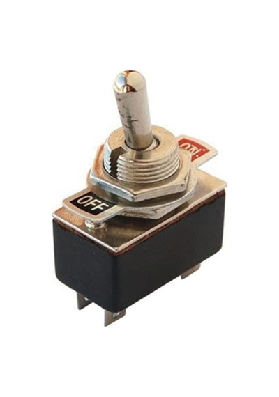 Ic-150 12Mm Toggle Switch Orta Boy On-Off 4 Bacakli