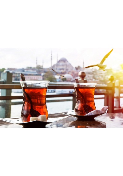 Lav Klasik Optikli Çay Bardak 12 Adet Çay Bardağı çok renkli