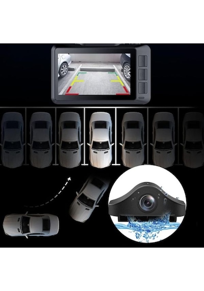 4k Çift Kamera Araba Dashcam Wifi , Gece Görüşlü, 170 Geniş Açılı Suya Dayanıklı Araç Kamerası