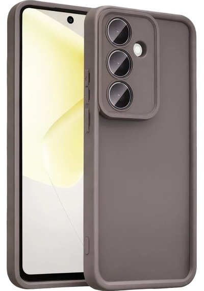 Samsung Uyumlu Galaxy A57 5g Viera Silikon - Gri Diğer